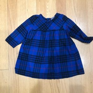 Hanna Andersson flannel dress - 12-18mths